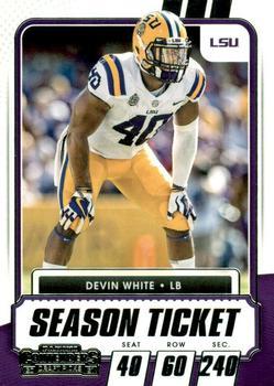 #83 Devin White - LSU Tigers - 2021 Panini Contenders Draft Picks Football