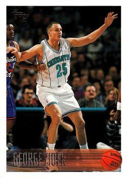 #83 George Zidek - Charlotte Hornets - 1996-97 Topps Basketball