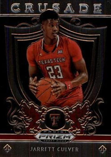 #83 Jarrett Culver - Texas Tech Red Raiders - 2019 Panini Prizm Draft Picks Basketball