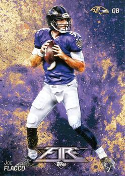 #83 Joe Flacco - Baltimore Ravens - 2014 Topps Fire Football