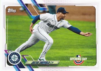 #83 Justus Sheffield - Seattle Mariners - 2021 Topps Opening Day Baseball
