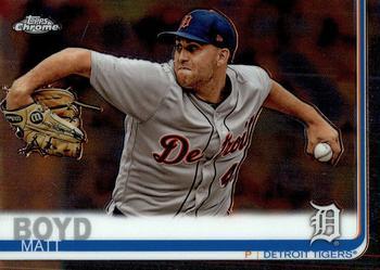#83 Matt Boyd - Detroit Tigers - 2019 Topps Chrome Baseball