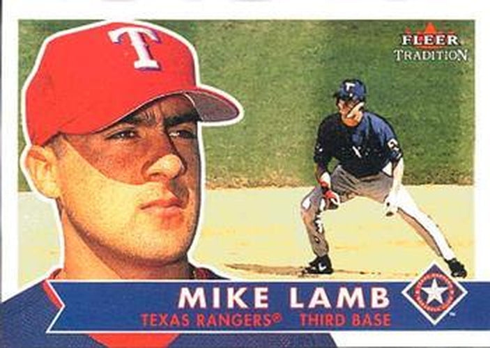 #83 Mike Lamb - Texas Rangers - 2001 Fleer Tradition Baseball