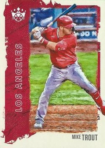 #83 Mike Trout - Los Angeles Angels - 2021 Panini Diamond Kings Baseball