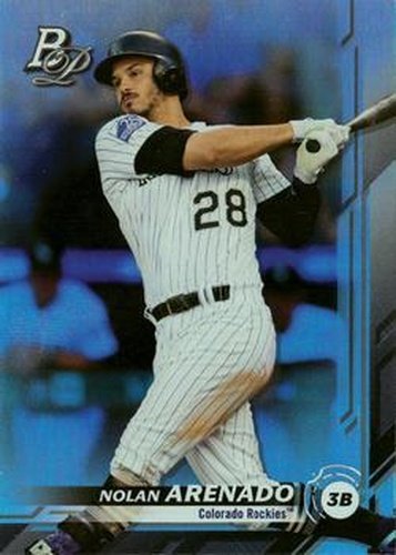#83 Nolan Arenado - Colorado Rockies - 2019 Bowman Platinum Baseball