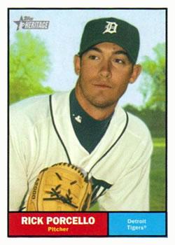 #83 Rick Porcello - Detroit Tigers - 2010 Topps Heritage Baseball
