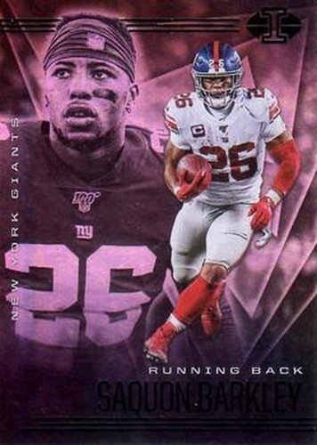 #83 Saquon Barkley - New York Giants - 2020 Panini Illusions Football