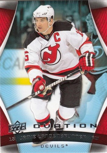 #83 Jamie Langenbrunner - New Jersey Devils - 2009-10 Upper Deck Ovation Hockey