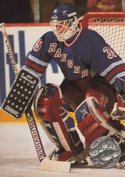#83 Mike Richter - New York Rangers - 1991-92 Pro Set Platinum Hockey