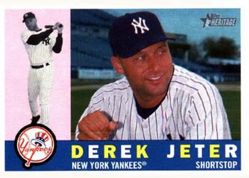 #83a Derek Jeter - New York Yankees - 2009 Topps Heritage Baseball