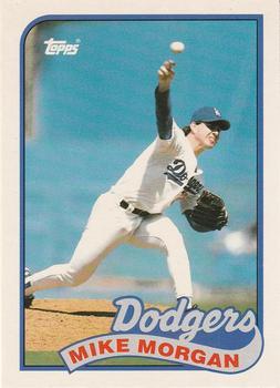 #84T Mike Morgan - Los Angeles Dodgers - 1989 Topps Traded Baseball
