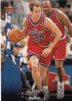 #84 Don MacLean - Washington Bullets - 1995-96 Upper Deck Basketball