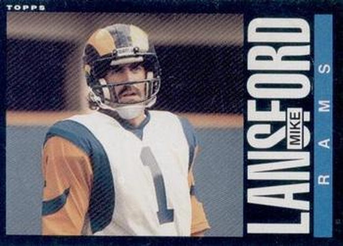 #84 Mike Lansford - Los Angeles Rams - 1985 Topps Football
