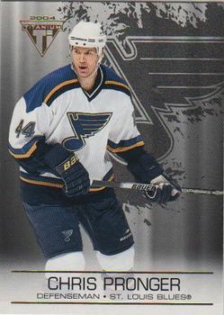#84 Chris Pronger - St. Louis Blues - 2003-04 Pacific Private Stock Titanium Hockey
