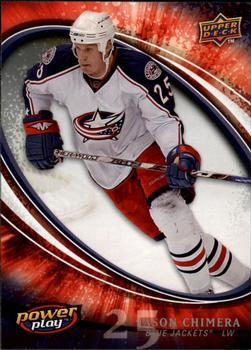 #84 Jason Chimera - Columbus Blue Jackets - 2008-09 Upper Deck Power Play Box Set Hockey