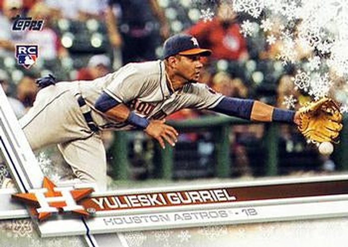 #HMW84 Yulieski Gurriel - Houston Astros - 2017 Topps Holiday Baseball