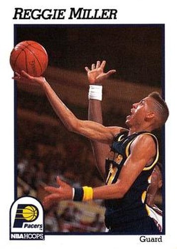 #84 Reggie Miller - Indiana Pacers - 1991-92 Hoops Basketball