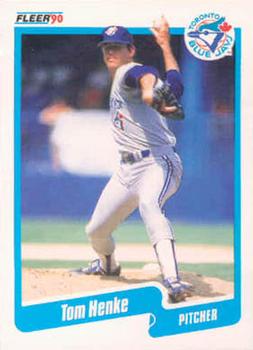#84 Tom Henke - Toronto Blue Jays - 1990 Fleer USA Baseball