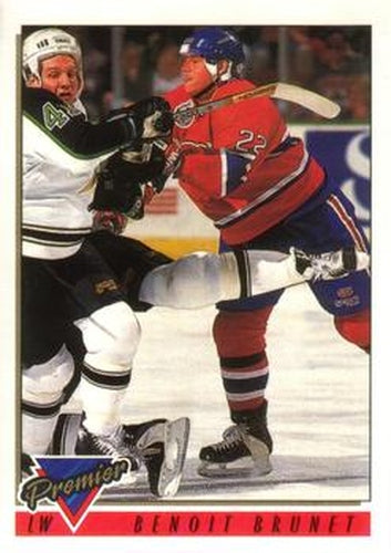 #84 Benoit Brunet - Montreal Canadiens - 1993-94 O-Pee-Chee Premier Hockey