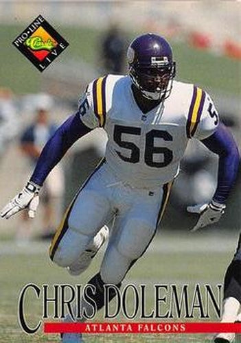 #84 Chris Doleman - Minnesota Vikings - 1994 Pro Line Live Football