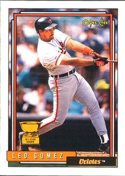 #84 Leo Gomez - Baltimore Orioles - 1992 O-Pee-Chee Baseball