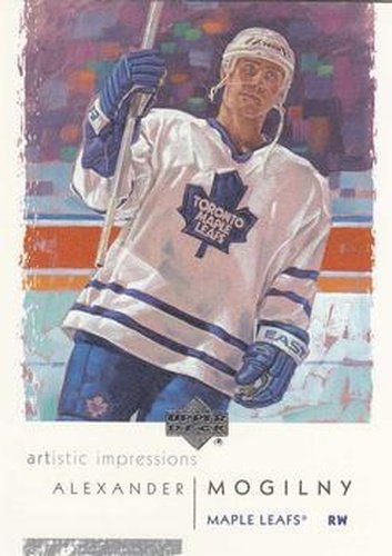 #84 Alexander Mogilny - Toronto Maple Leafs - 2002-03 UD Artistic Impressions Hockey