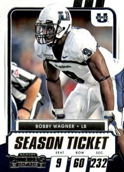 #84 Bobby Wagner - Utah State Aggies - 2021 Panini Contenders Draft Picks Football