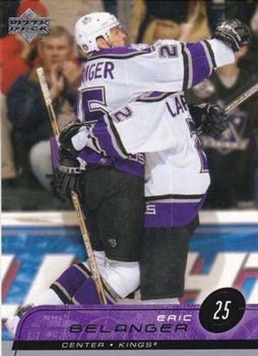 #84 Eric Belanger - Los Angeles Kings - 2002-03 Upper Deck Hockey