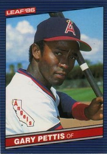 #84 Gary Pettis - California Angels - 1986 Leaf Baseball