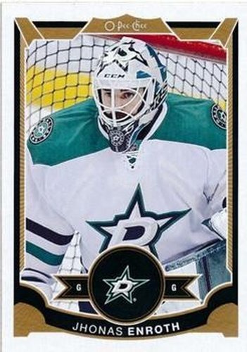 #84 Jhonas Enroth - Dallas Stars - 2015-16 O-Pee-Chee Hockey