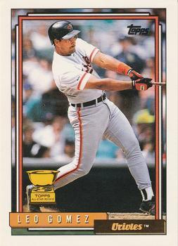 #84 Leo Gomez - Baltimore Orioles - 1992 Topps Baseball