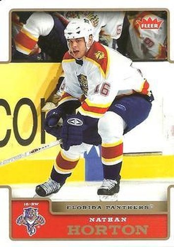 #84 Nathan Horton - Florida Panthers - 2006-07 Fleer Hockey