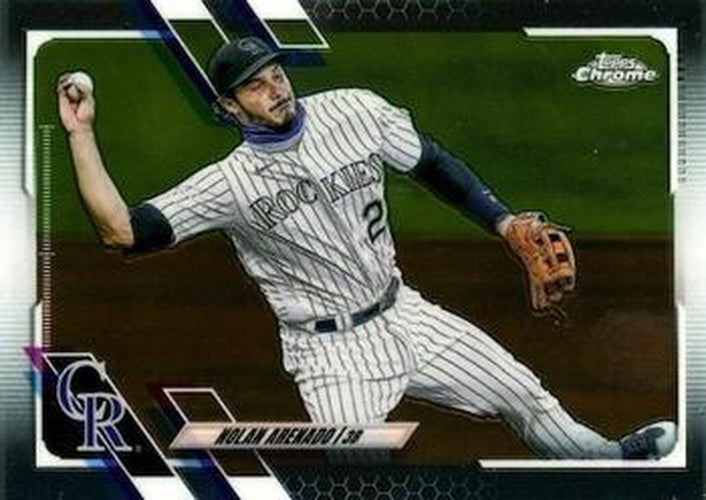 #84 Nolan Arenado - Colorado Rockies - 2021 Topps Chrome Baseball