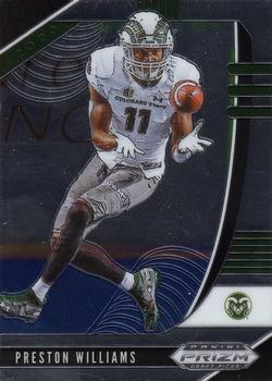 #84 Preston Williams - Colorado State Rams - 2020 Panini Prizm Draft Picks Football