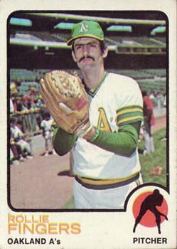 #84 Rollie Fingers - Oakland Athletics - 1973 Topps Baseball