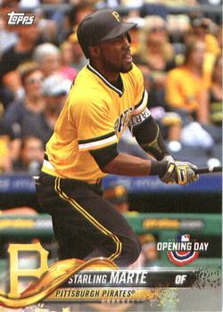 #84 Starling Marte - Pittsburgh Pirates - 2018 Topps Opening Day Baseball