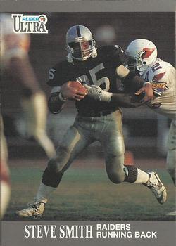 #84 Steve Smith - Los Angeles Raiders - 1991 Ultra Football
