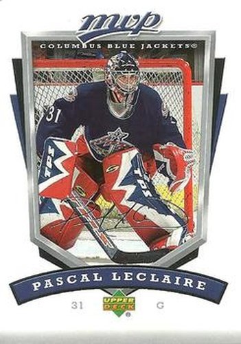 #84 Pascal Leclaire - Columbus Blue Jackets - 2006-07 Upper Deck MVP Hockey