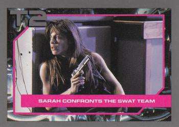 #84 Sarah Confronts the SWAT Team - 1991 Impel Terminator 2