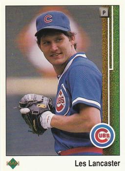 #84 Les Lancaster - Chicago Cubs - 1989 Upper Deck Baseball