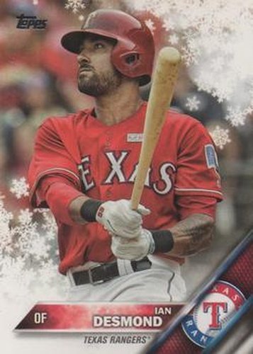#HMW84 Ian Desmond - Texas Rangers - 2016 Topps Holiday Baseball