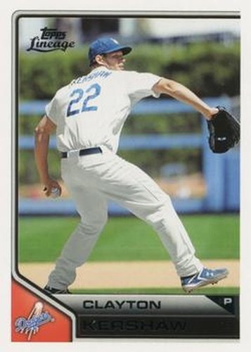 #84 Clayton Kershaw - Los Angeles Dodgers - 2011 Topps Lineage Baseball
