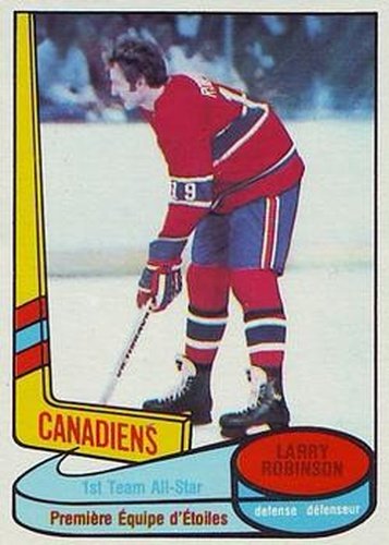 #84 Larry Robinson - Montreal Canadiens - 1980-81 O-Pee-Chee Hockey