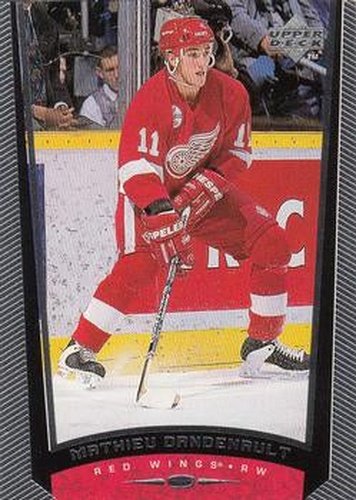 #84 Mathieu Dandenault - Detroit Red Wings - 1998-99 Upper Deck Hockey
