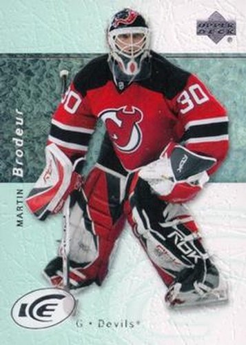 #1 Martin Brodeur - New Jersey Devils - 2007-08 Upper Deck Ice Hockey