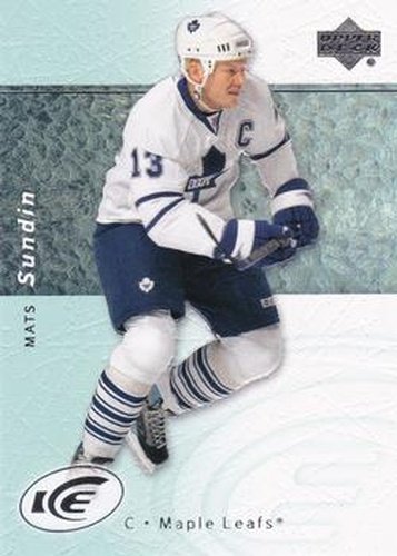 #32 Mats Sundin - Toronto Maple Leafs - 2007-08 Upper Deck Ice Hockey