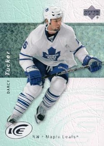 #33 Darcy Tucker - Toronto Maple Leafs - 2007-08 Upper Deck Ice Hockey