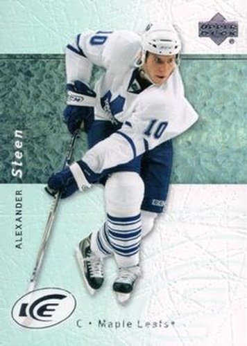 #34 Alexander Steen - Toronto Maple Leafs - 2007-08 Upper Deck Ice Hockey