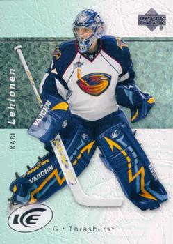 #36 Kari Lehtonen - Atlanta Thrashers - 2007-08 Upper Deck Ice Hockey