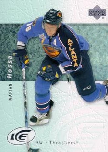 #38 Marian Hossa - Atlanta Thrashers - 2007-08 Upper Deck Ice Hockey